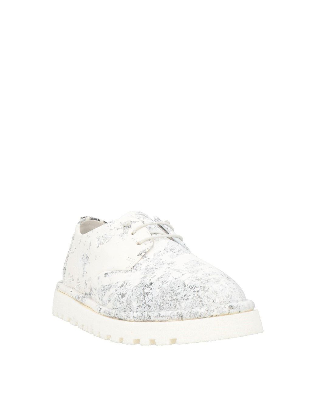 Marsèll White Lace-Up Shoes Leather