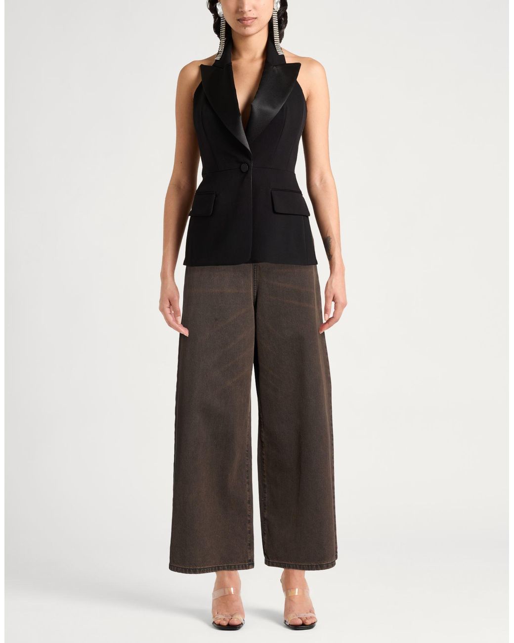 Alysi Gray Chocolate Jeans Cotton