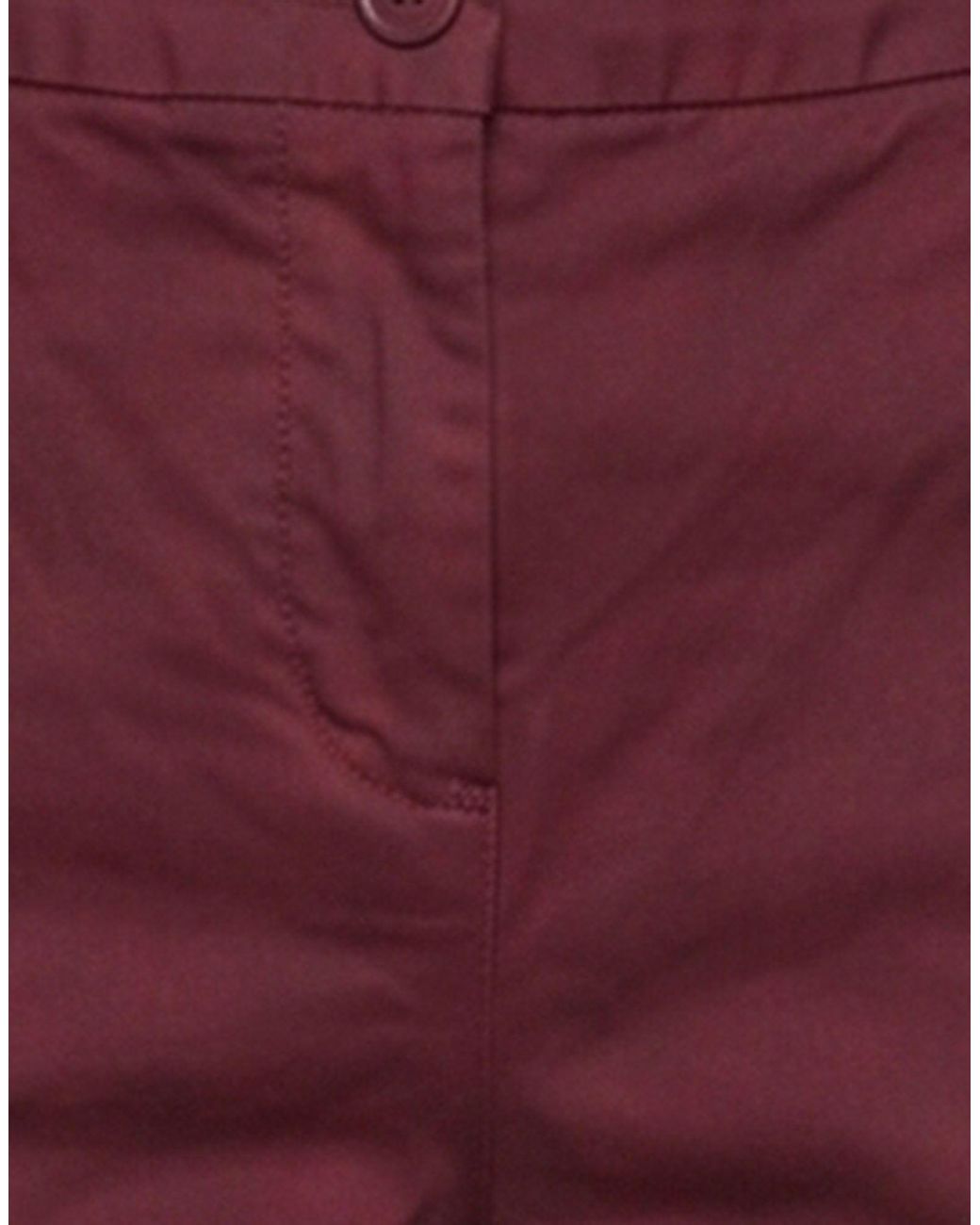 White Wise Purple Pants Cotton