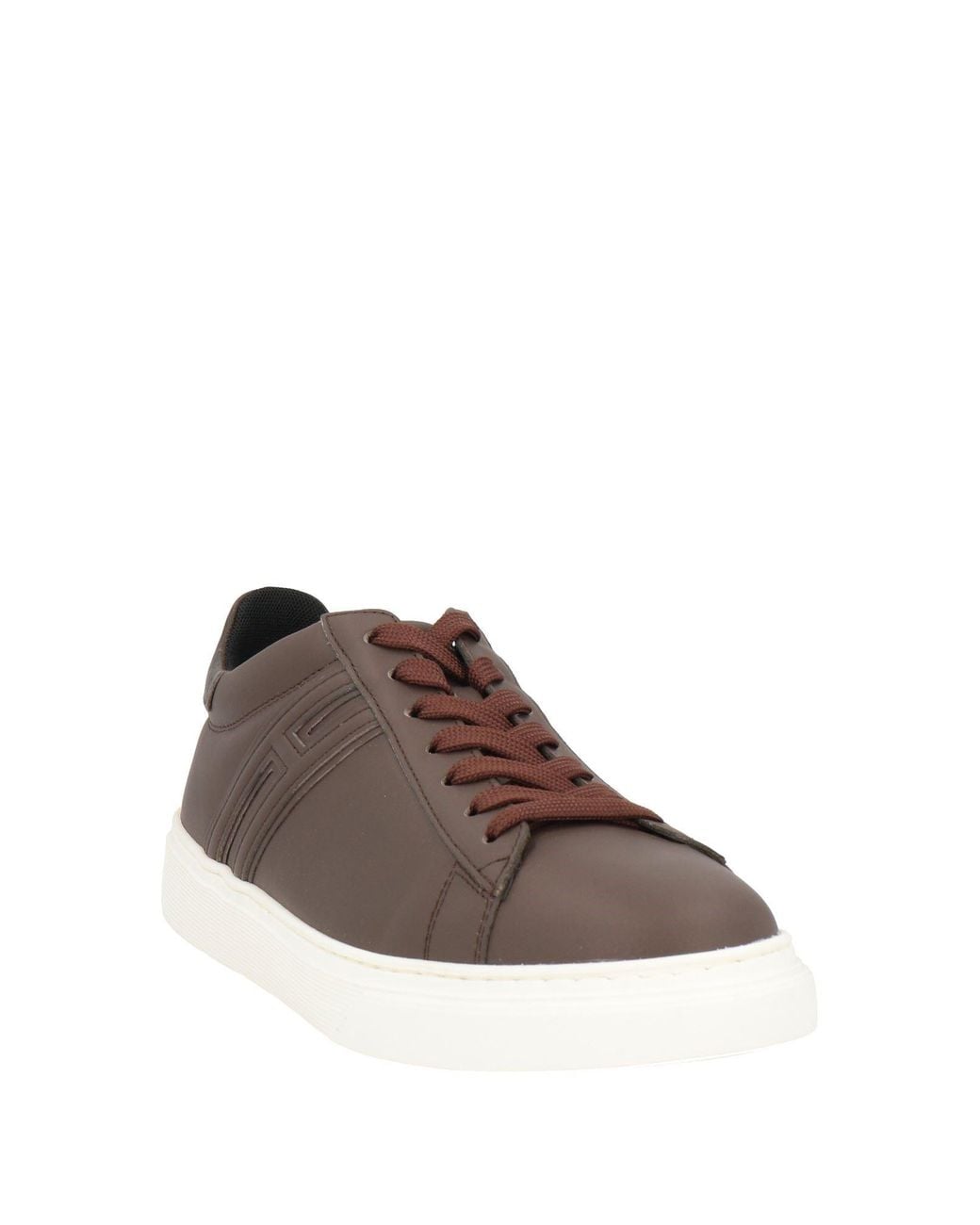 Hogan Brown Sneakers Leather for men