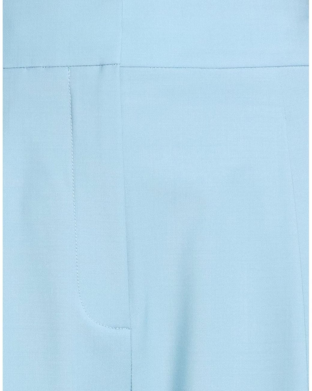 Veronica Beard Blue Pants Wool, Polyamide, Elastane
