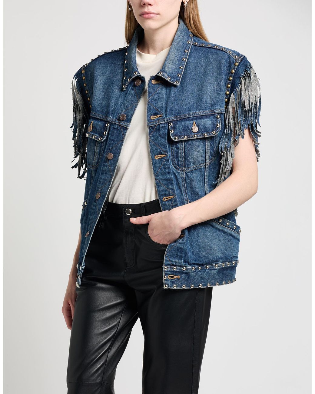 Céline Blue Denim Outerwear