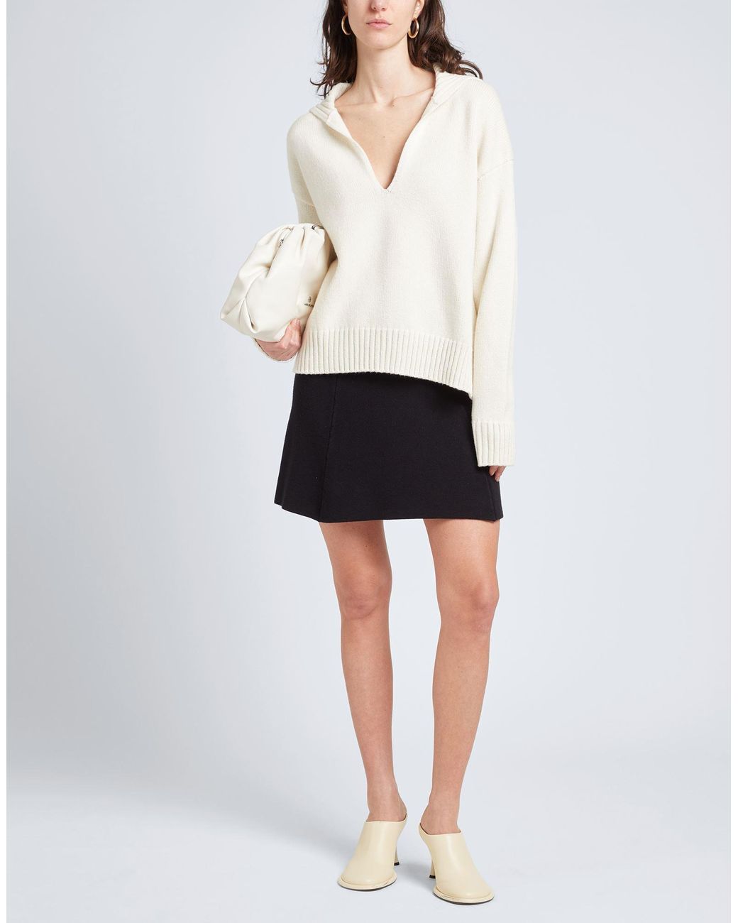 Jil Sander White Jumper