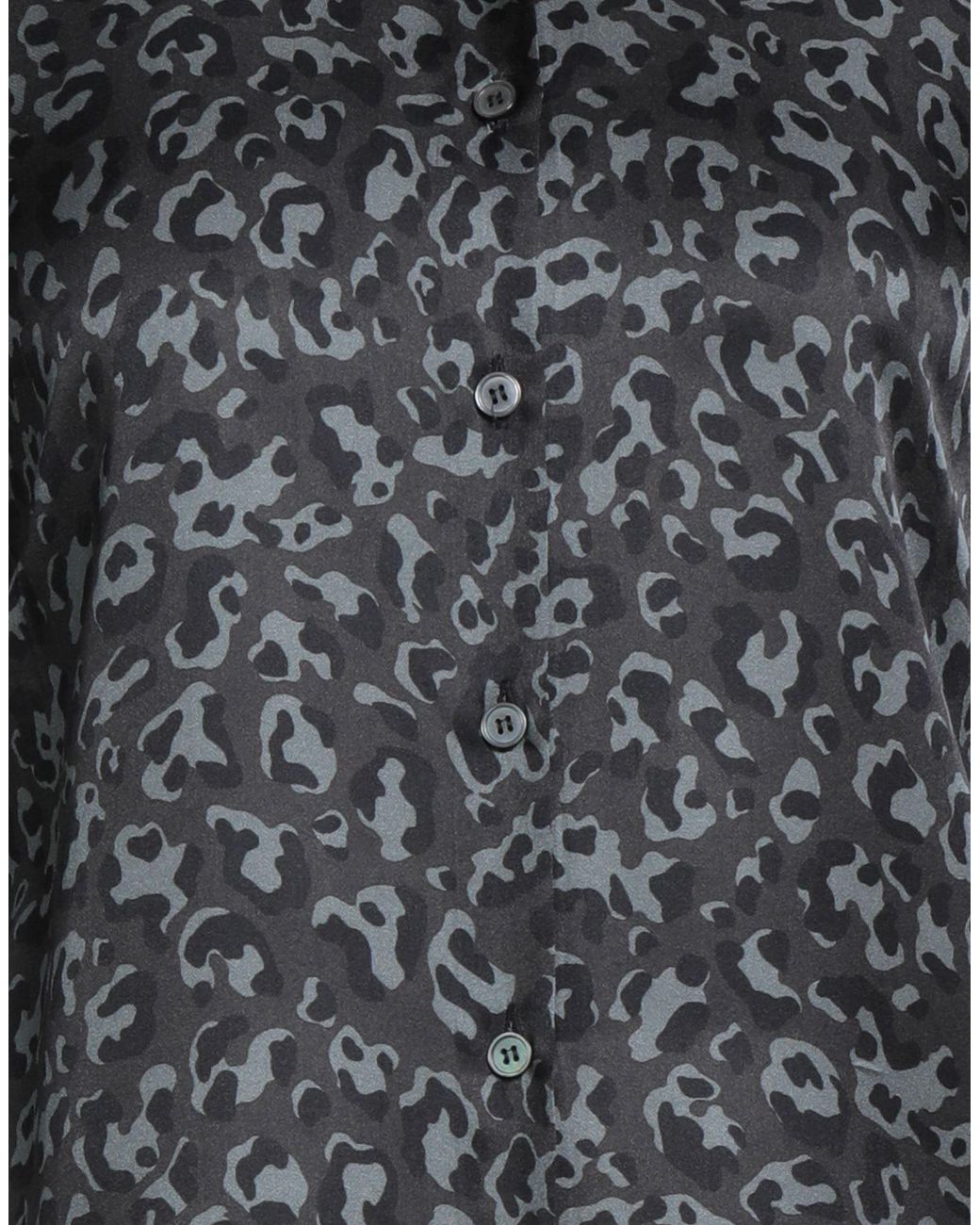 Robert Friedman Gray Shirt Viscose, Silk