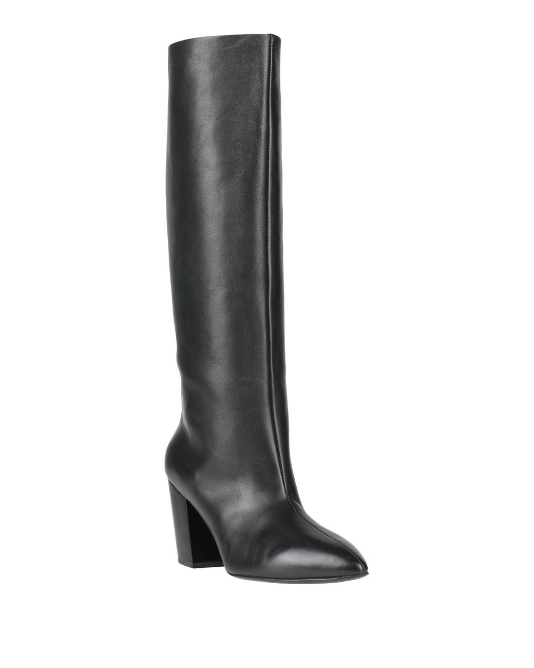 Officine Creative Black Boot Leather