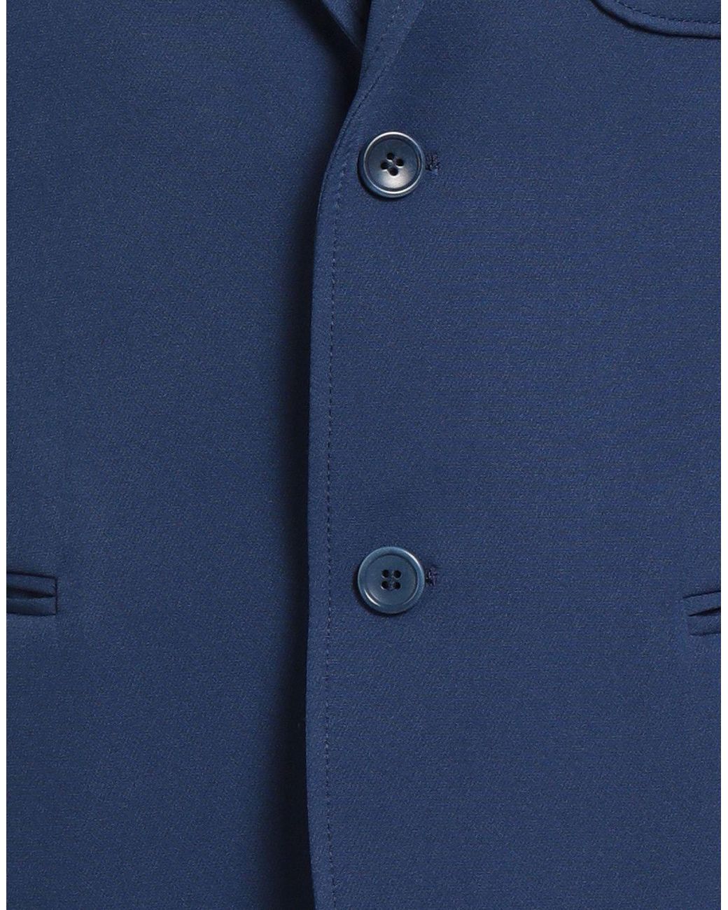 Daniele Alessandrini Blue Couture Paris Blazer Polyester, Elastane for men