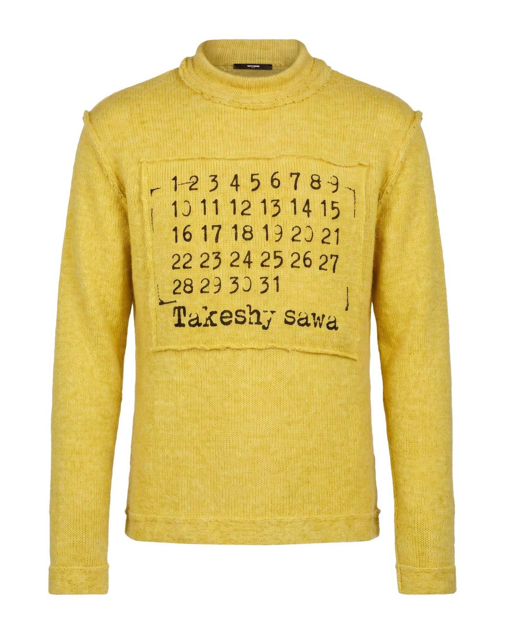 Takeshy Kurosawa Yellow Sweater Acrylic, Polyester, Nylon, Wool, Elastane for men