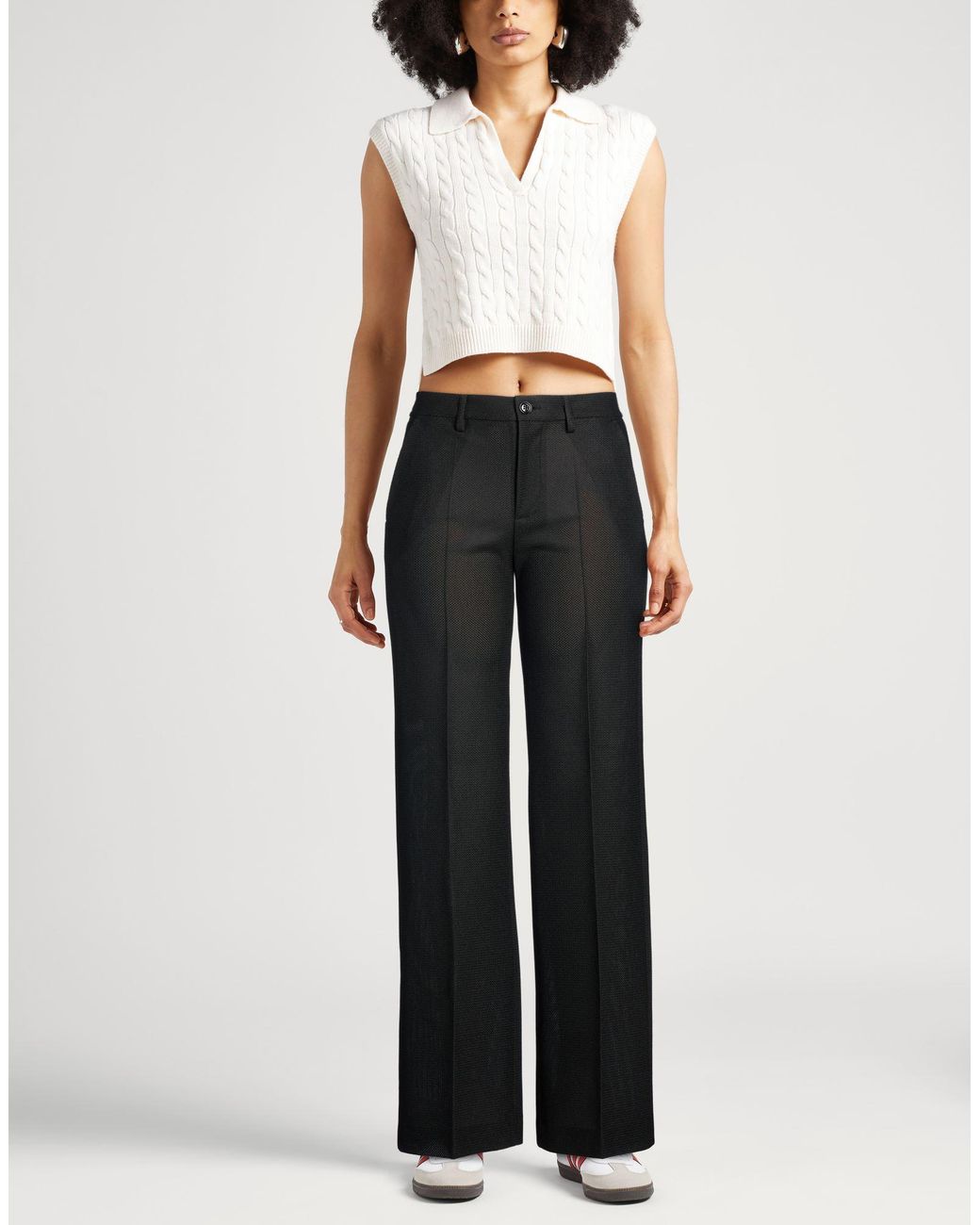 Department 5 Black Pants Polyester