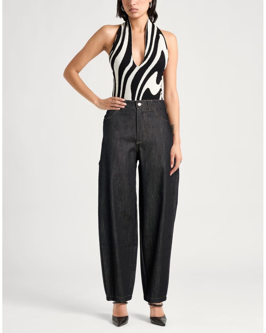 DISCLAIMER Black Jeans Cotton