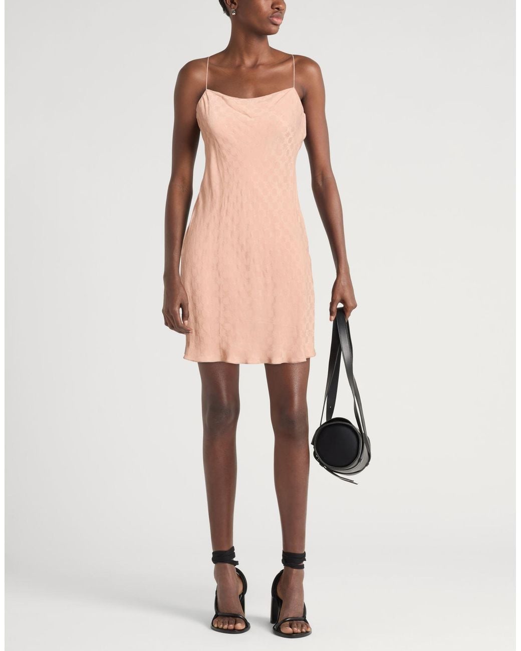 Amiri Pink Blush Mini Dress Viscose