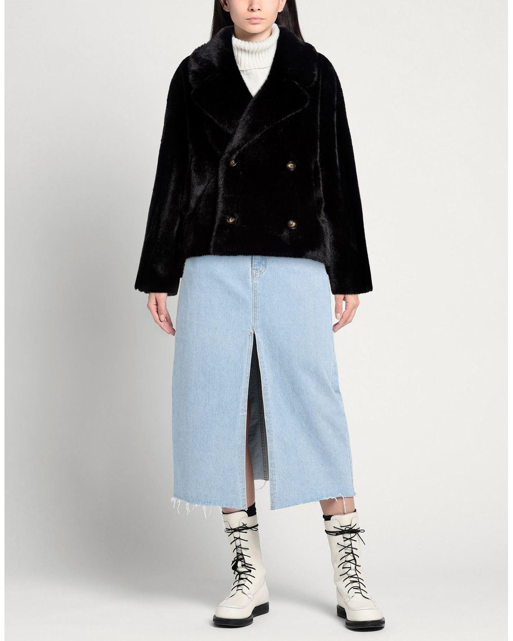 Forte Black Shearling & Teddy