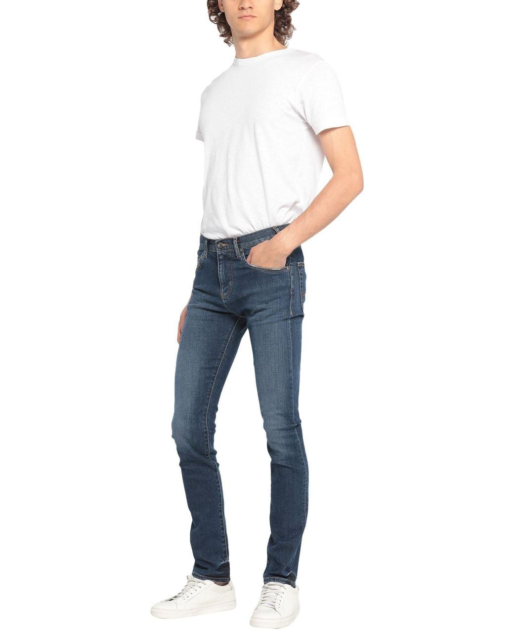 Armani Jeans Blue Denim Trousers for men