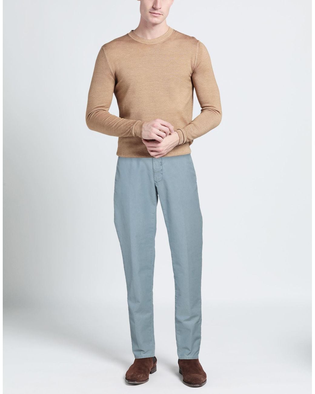 Incotex Blue Trouser for men