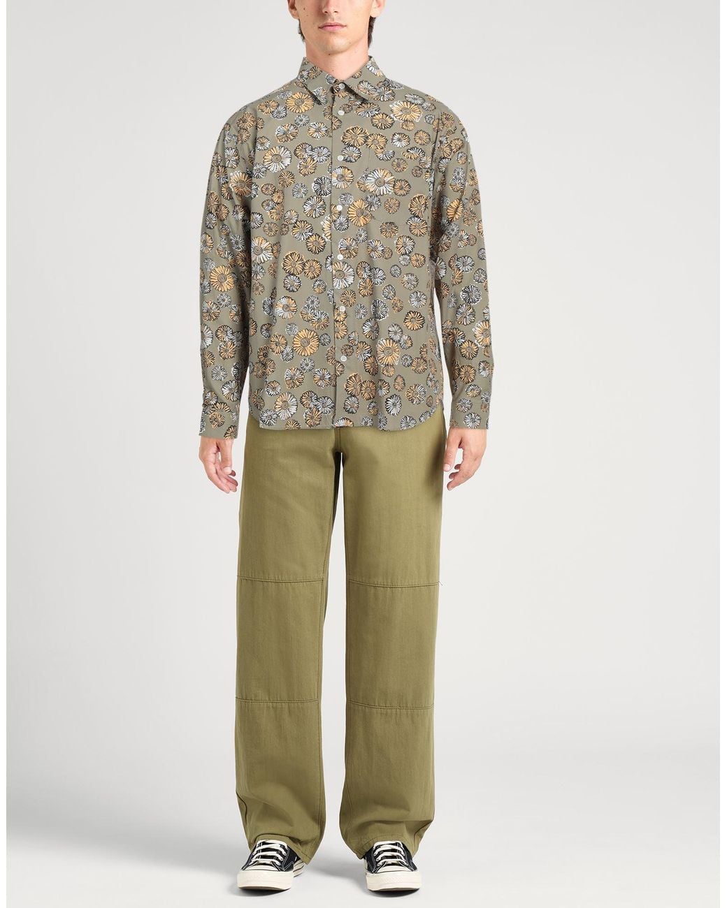 Maison Kitsuné Gray Shirt for men