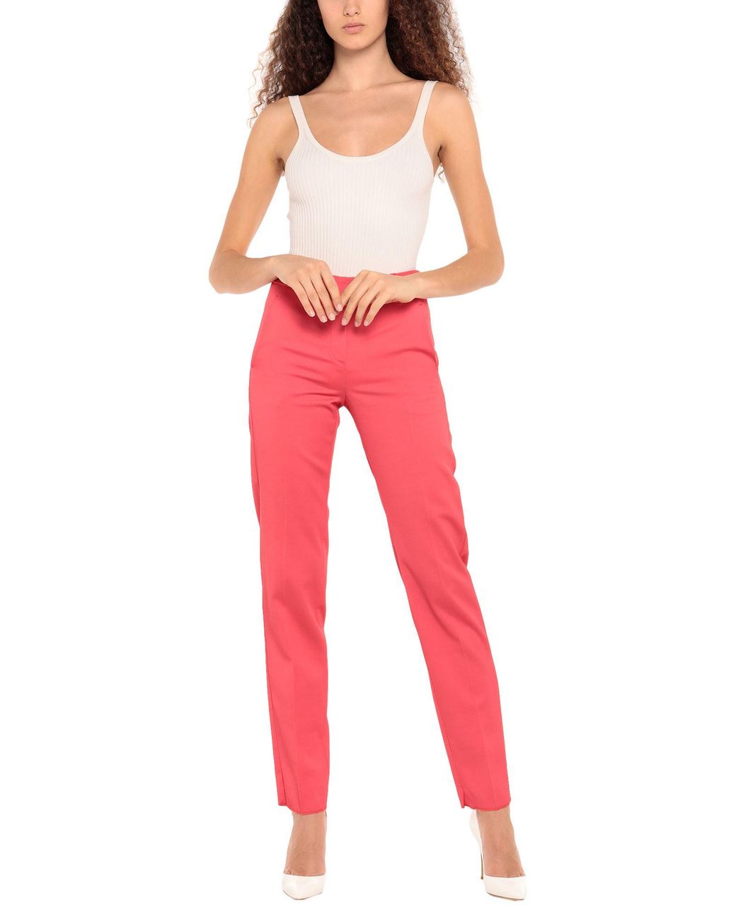Emporio Armani Red Trouser