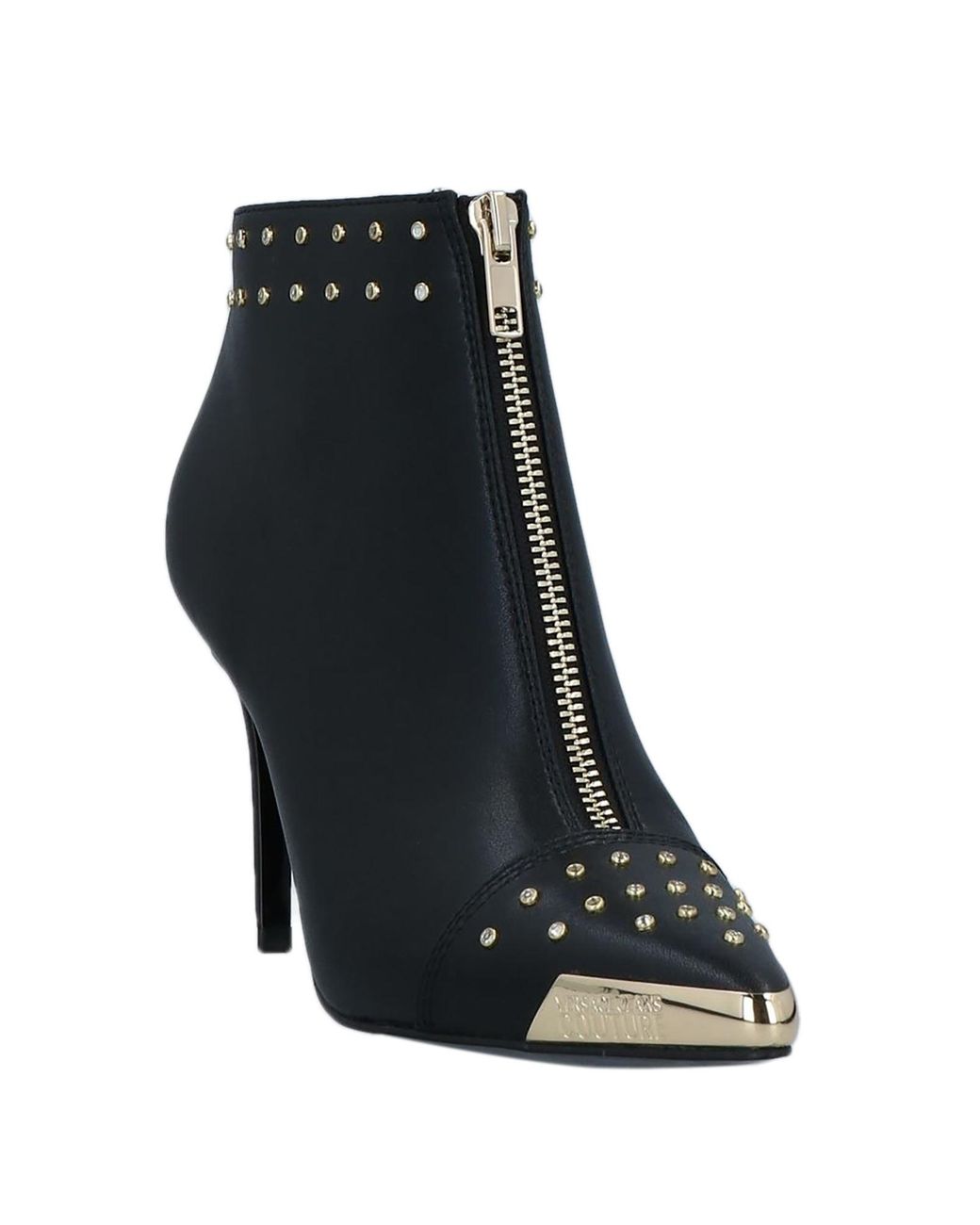 Versace Jeans Couture Black Ankle Boots