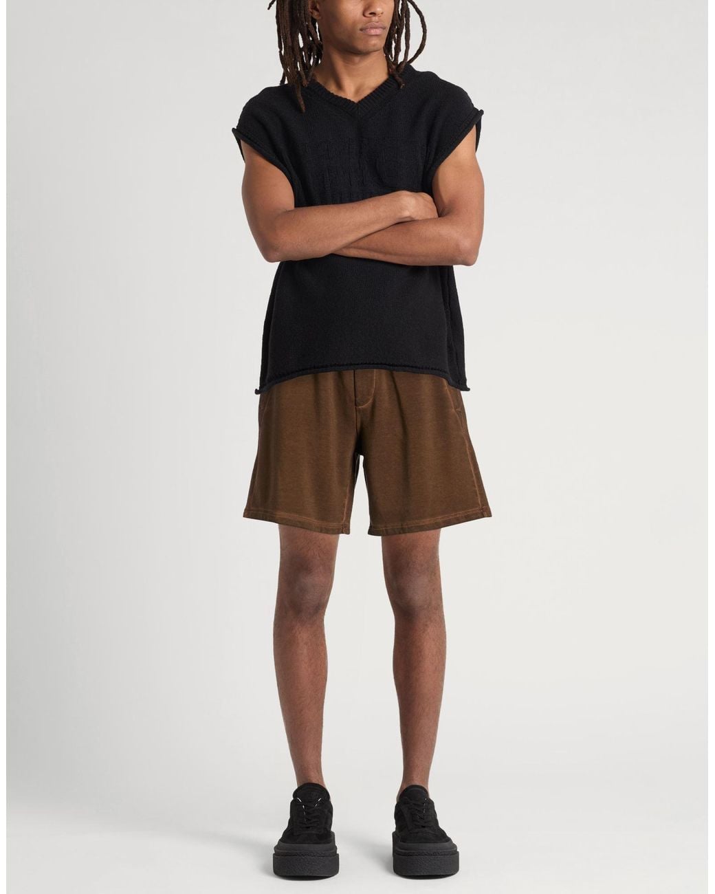 DSquared² Brown Shorts & Bermuda Shorts Cotton for men