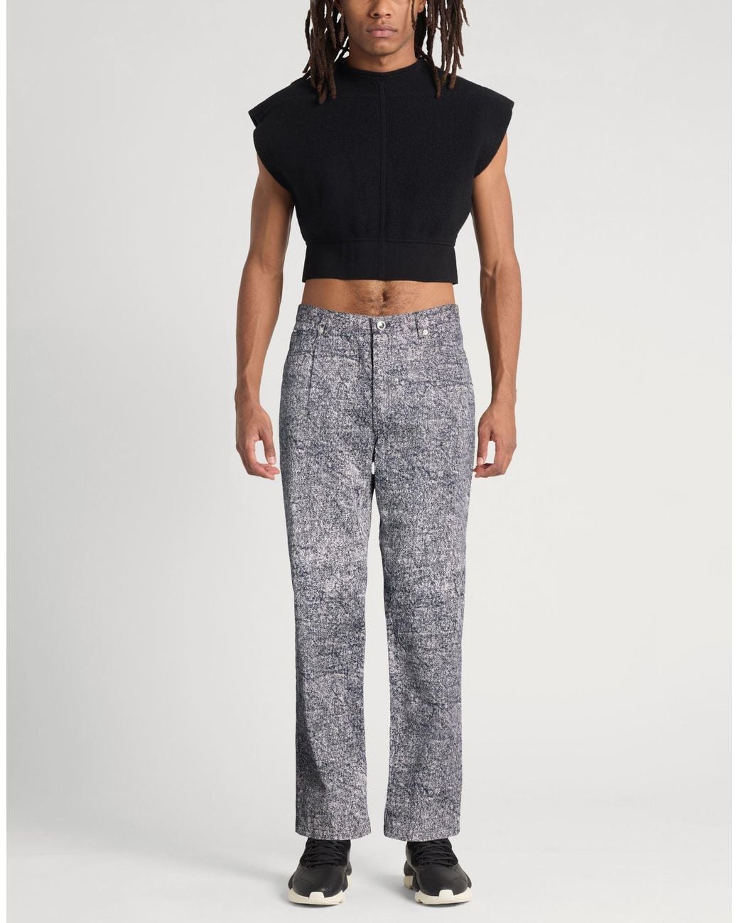 Kris Van Assche Gray Midnight Pants Cotton for men