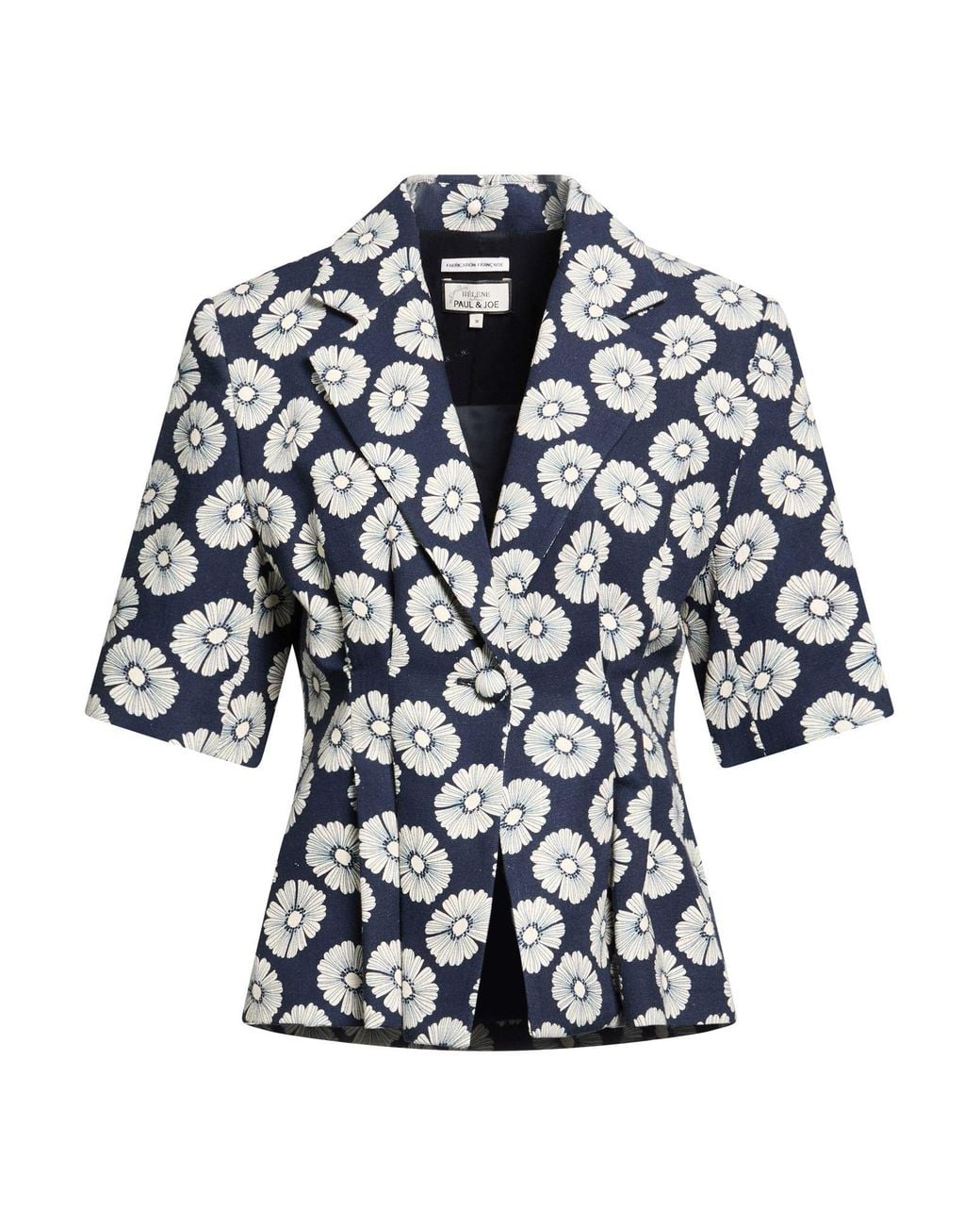 Paul & Joe Blue Midnight Blazer Viscose, Linen
