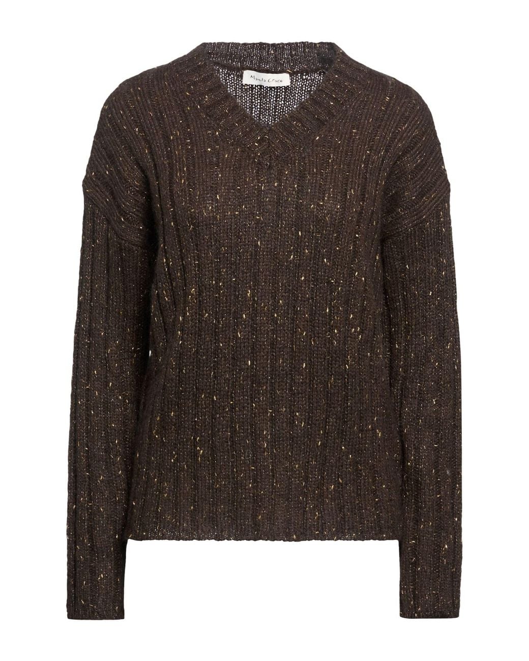 Manila Grace Brown Dark Sweater Acrylic, Polyamide, Mohair Wool, Polyester