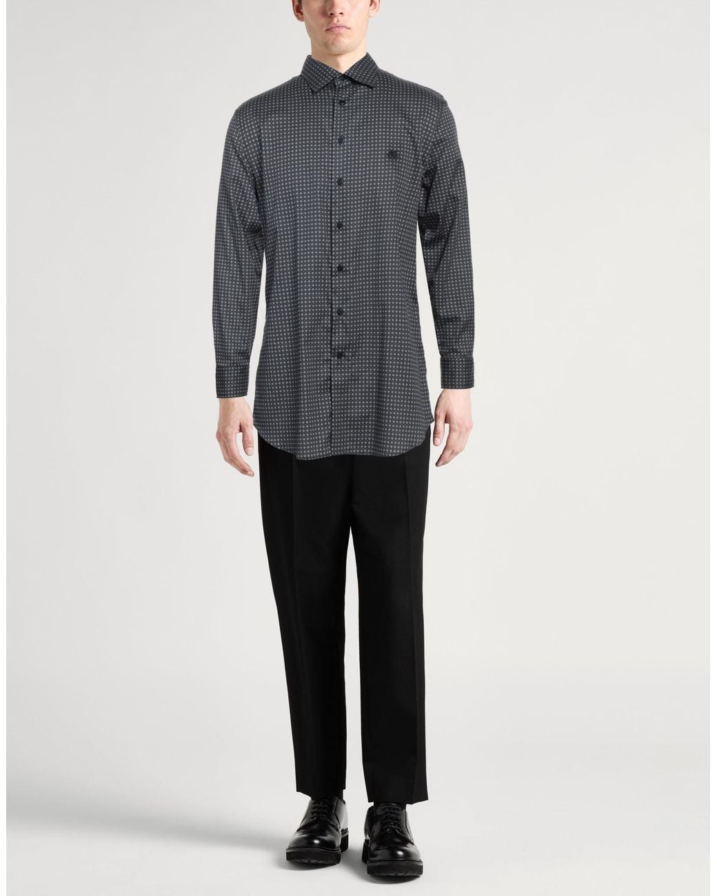 Etro Gray Shirt Cotton for men
