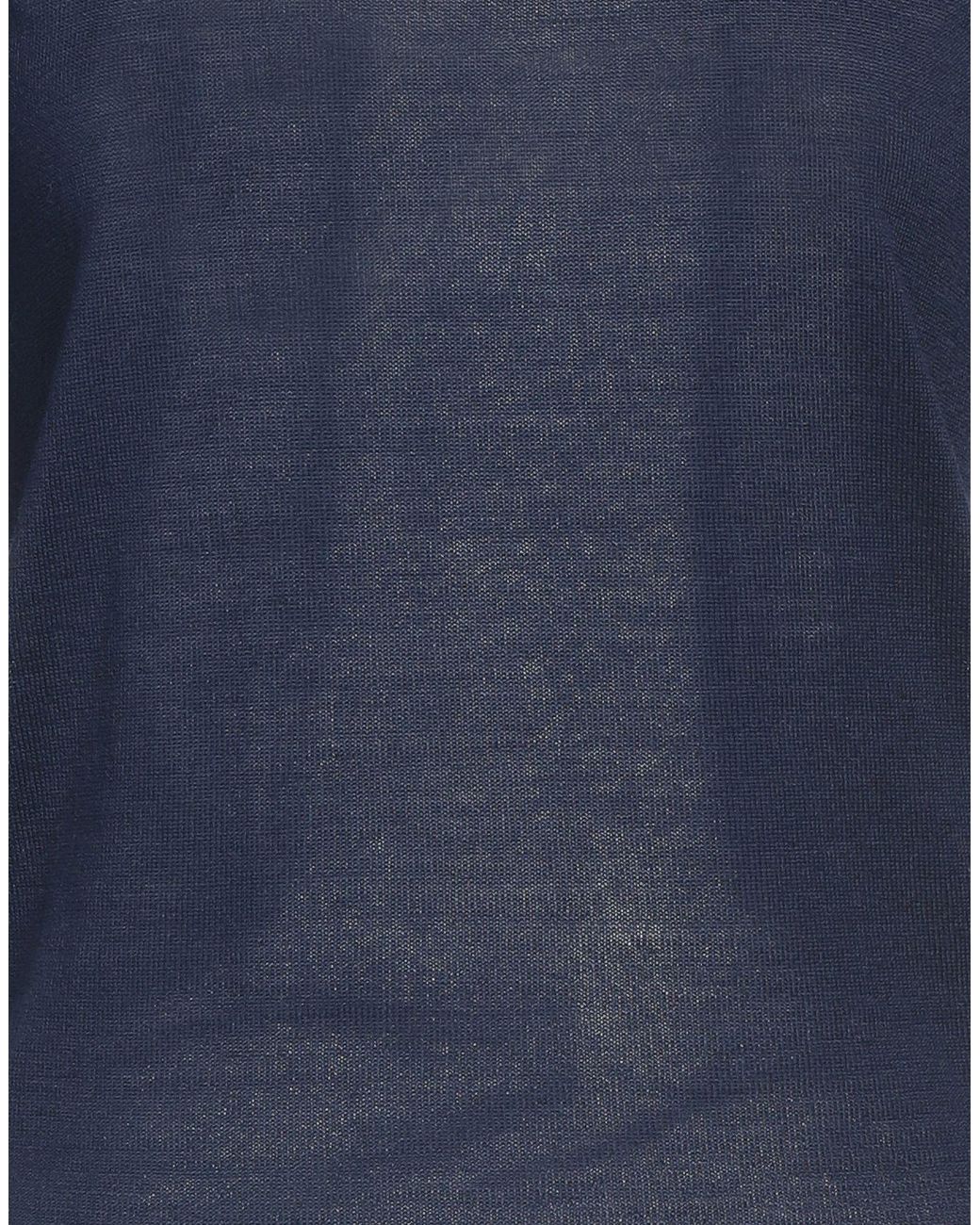 Caractere Blue Turtleneck Polyacrylic, Wool