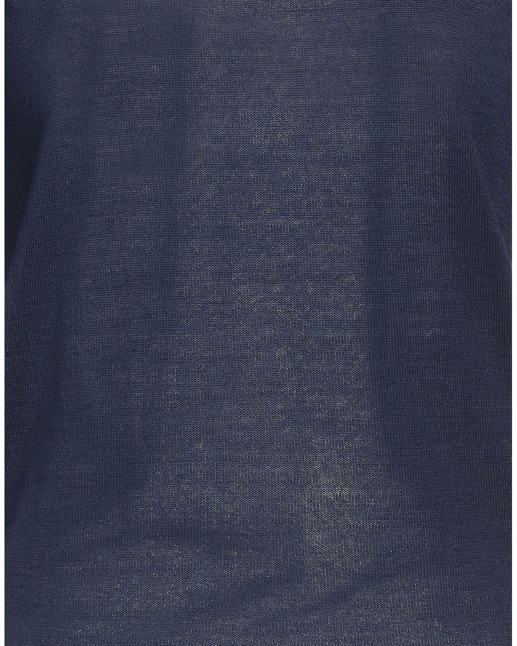 Caractere Blue Turtleneck Polyacrylic, Wool