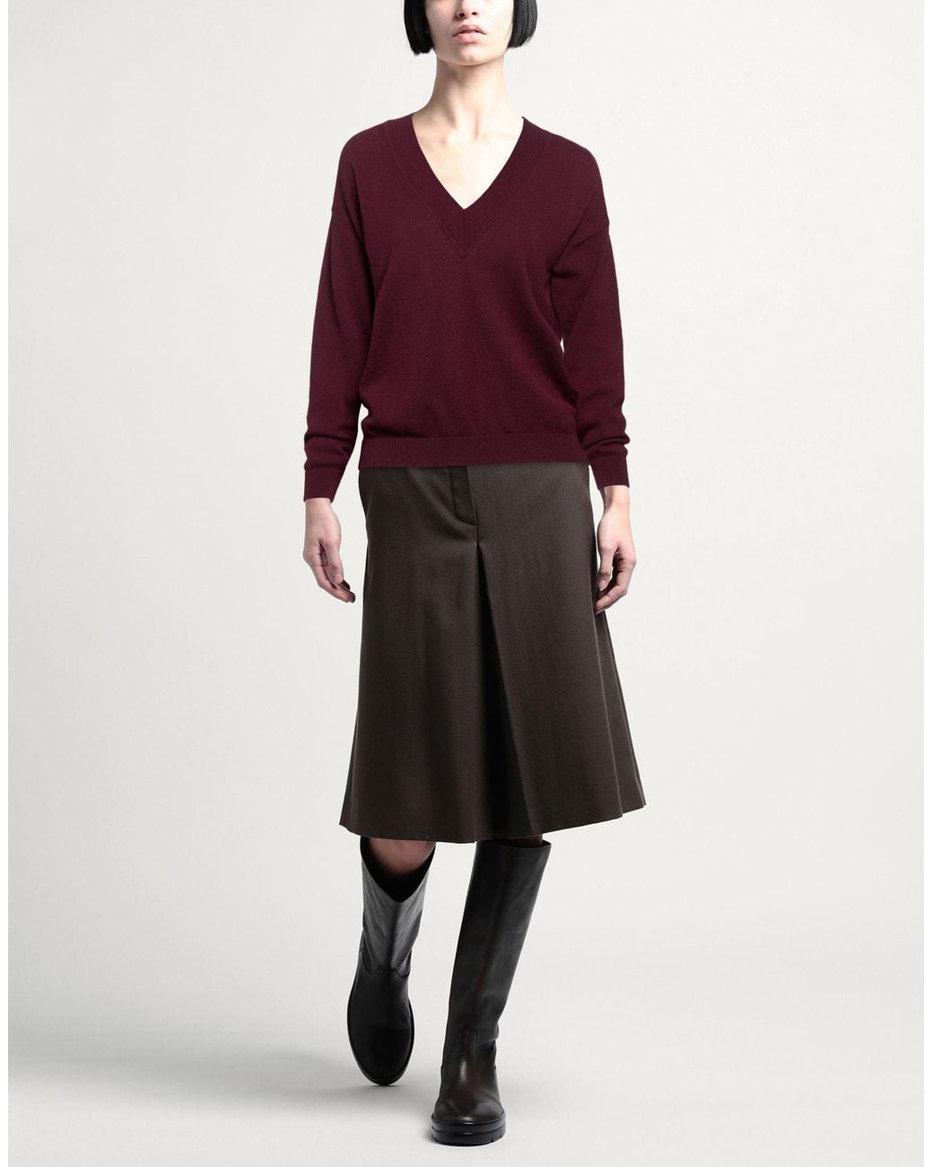Pullover Alpha Studio de color Purple