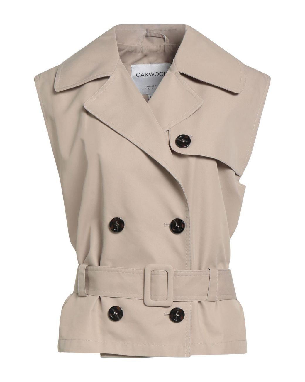Oakwood Natural Vest Polyester, Cotton