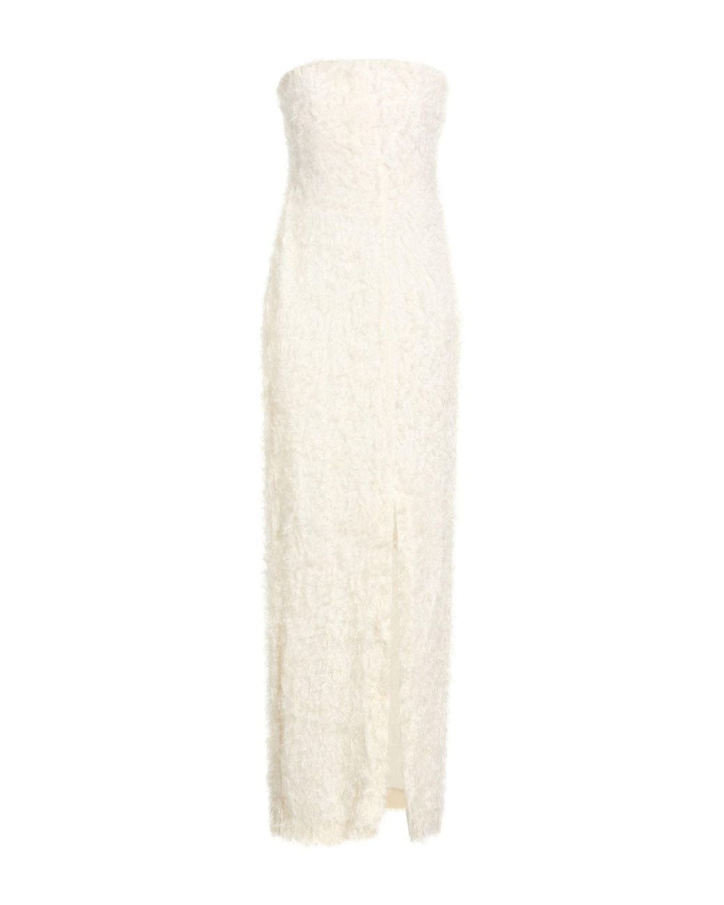 Totême White Ivory Maxi Dress Viscose