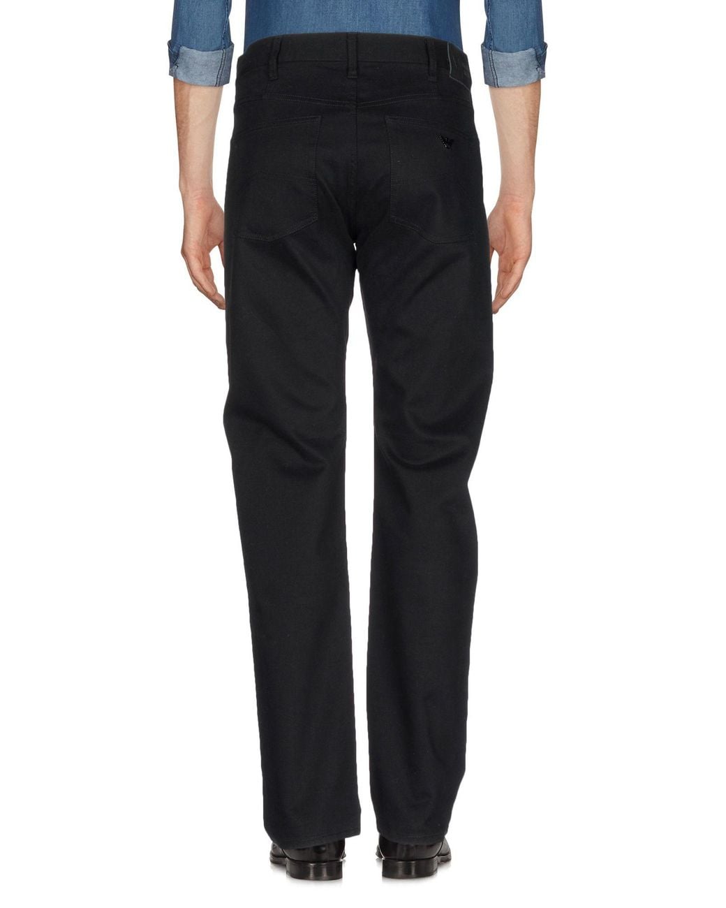 Armani Jeans Black Trouser for men