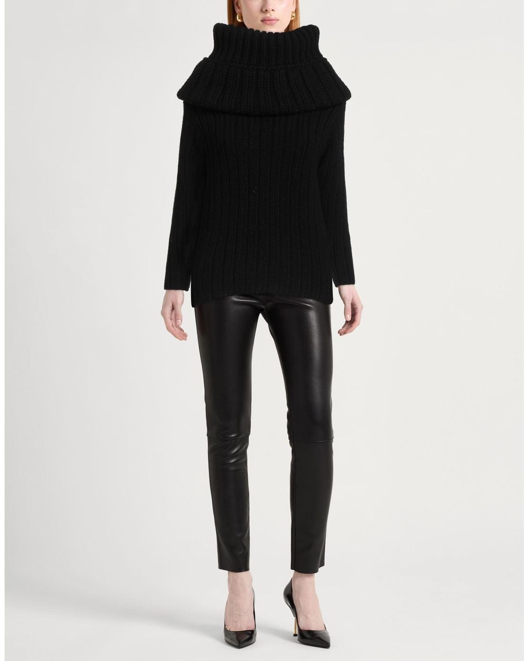 McQueen Black Turtleneck