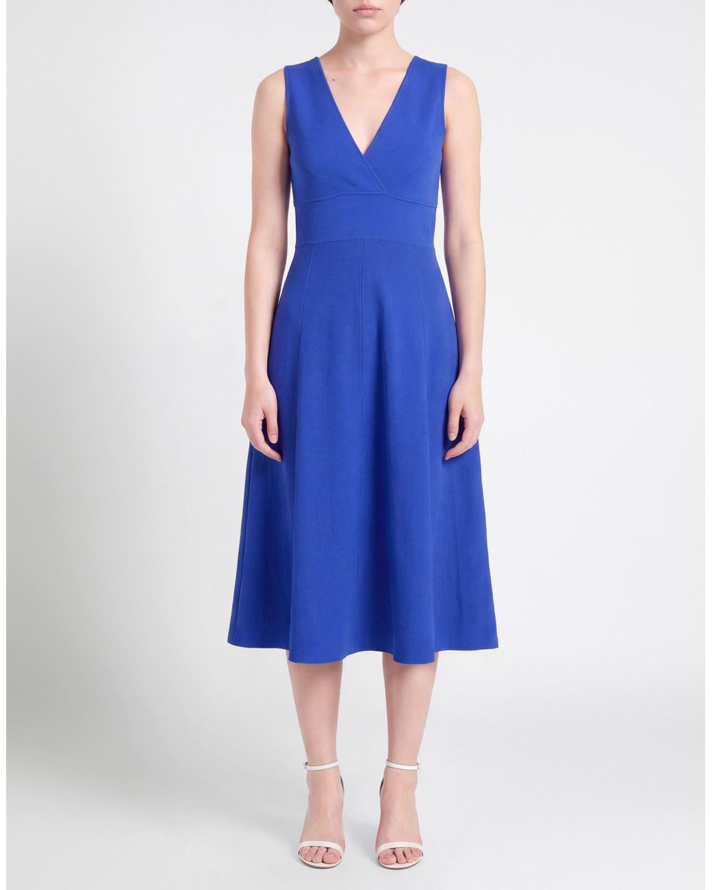P.A.R.O.S.H. Blue P.A.R.O..H. Midi Dress