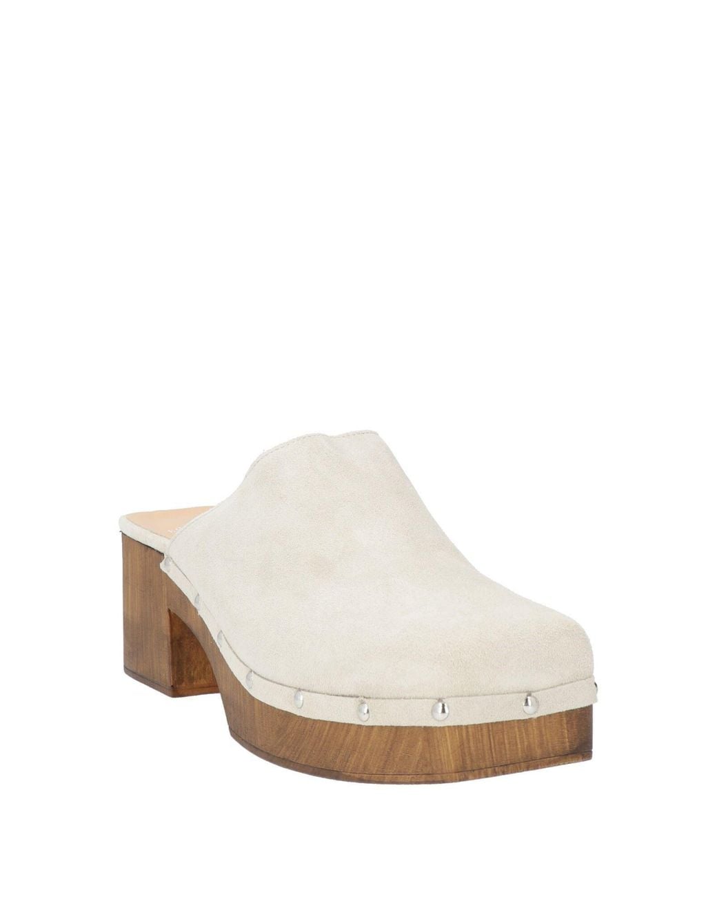 COPENHAGEN White Mules & Clogs