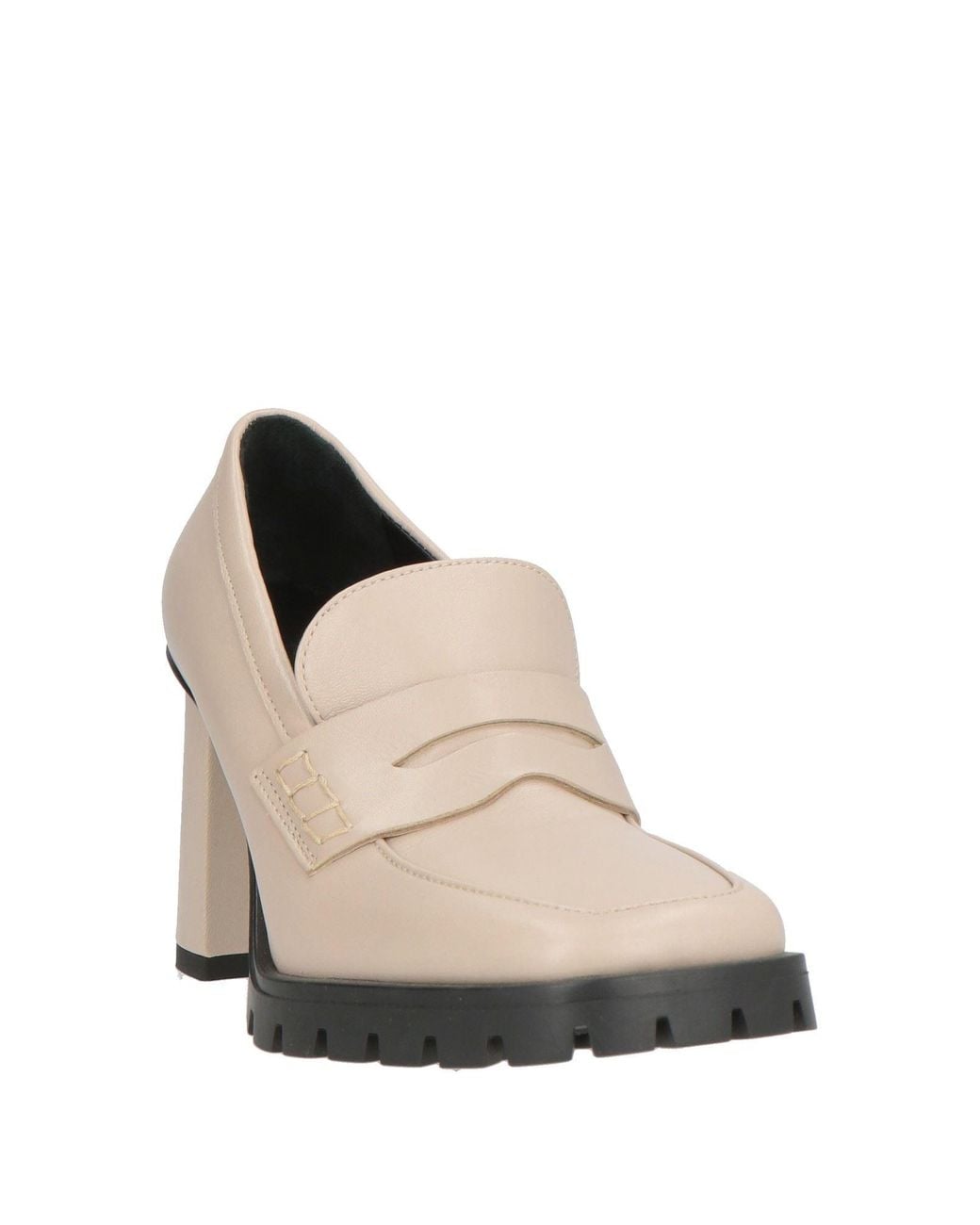 Lorenzo Mari Natural Loafers Soft Leather