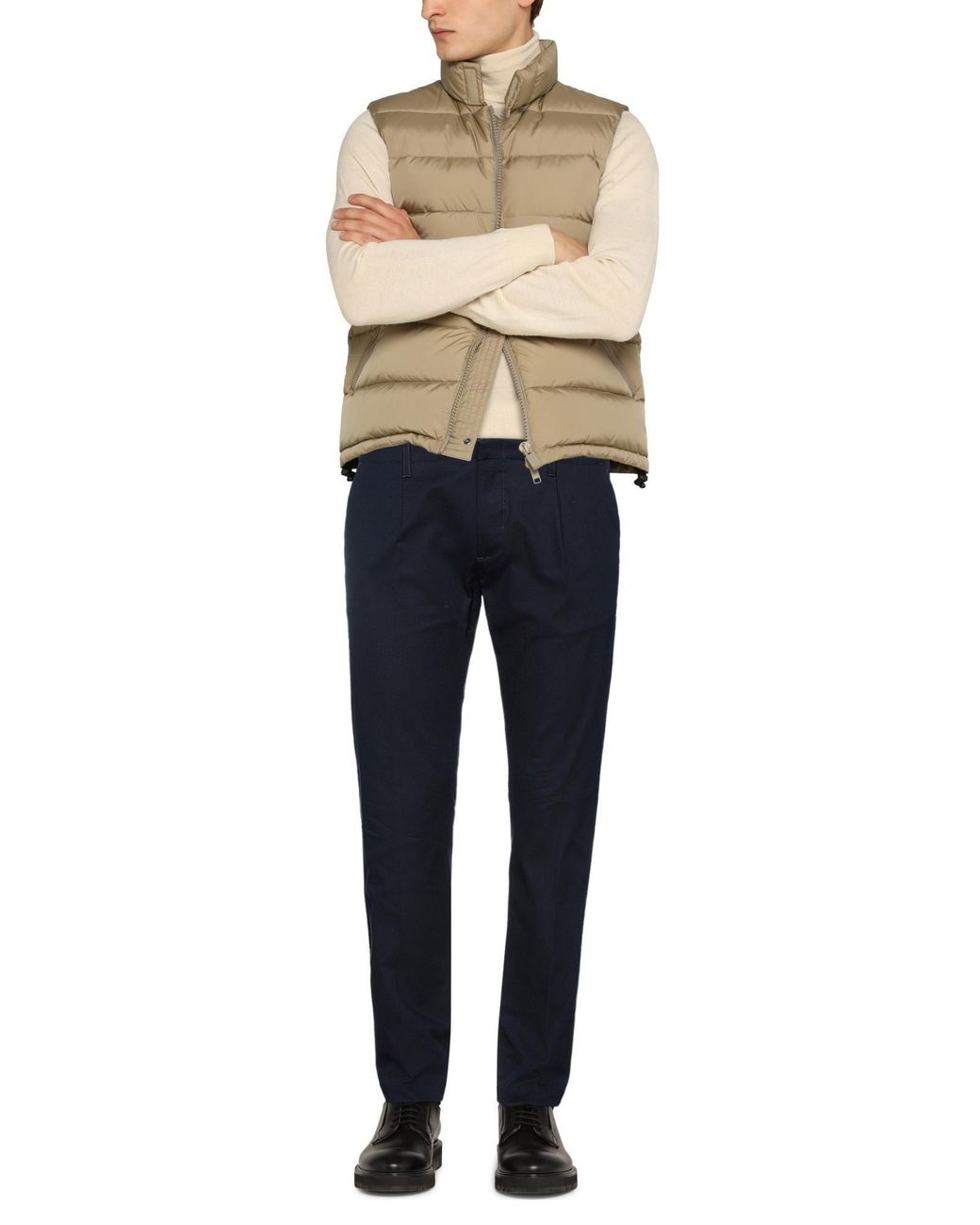 Paolo Pecora Blue Trouser for men
