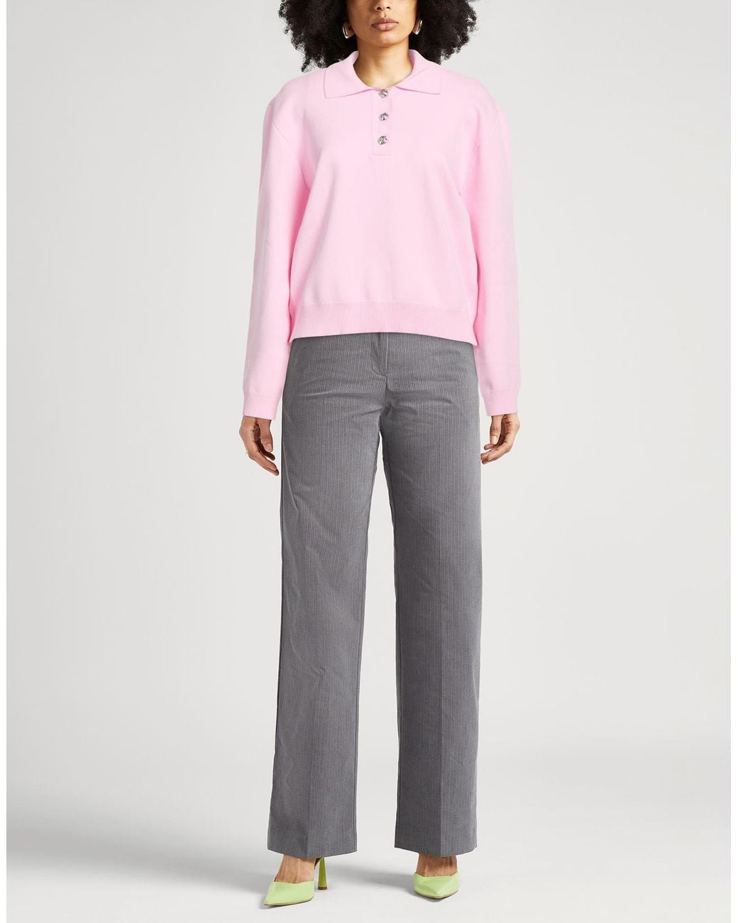 MSGM Pink Sweater Viscose, Polyester