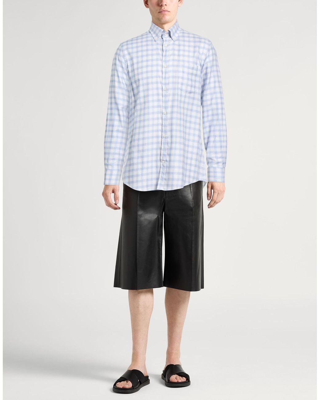 Paul & Shark Blue Sky Shirt Lyocell, Cotton for men