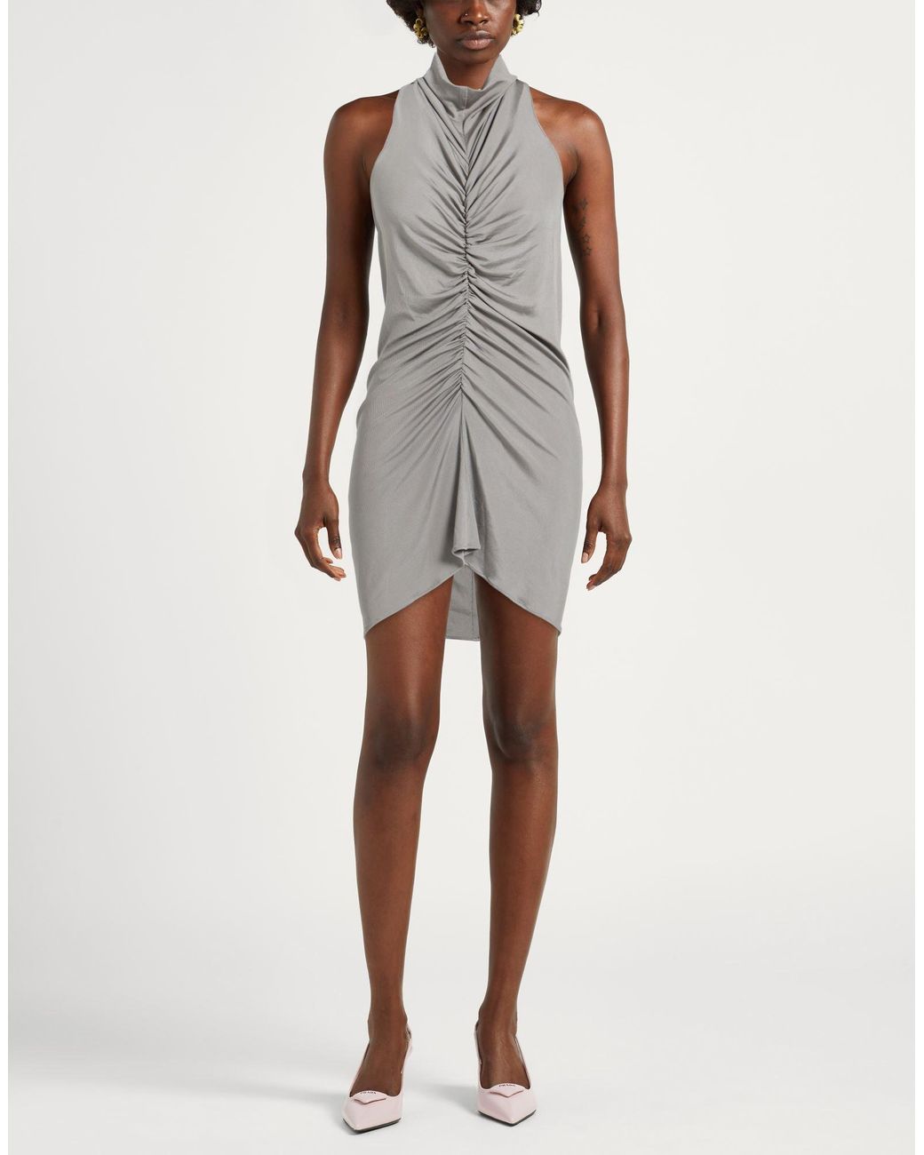 Atlein Gray Mini Dress