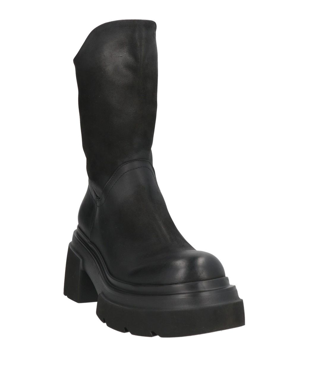 Elena Iachi Black Ankle Boots Leather