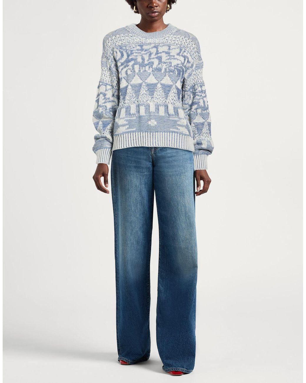 Momoní Blue Sweater Cotton