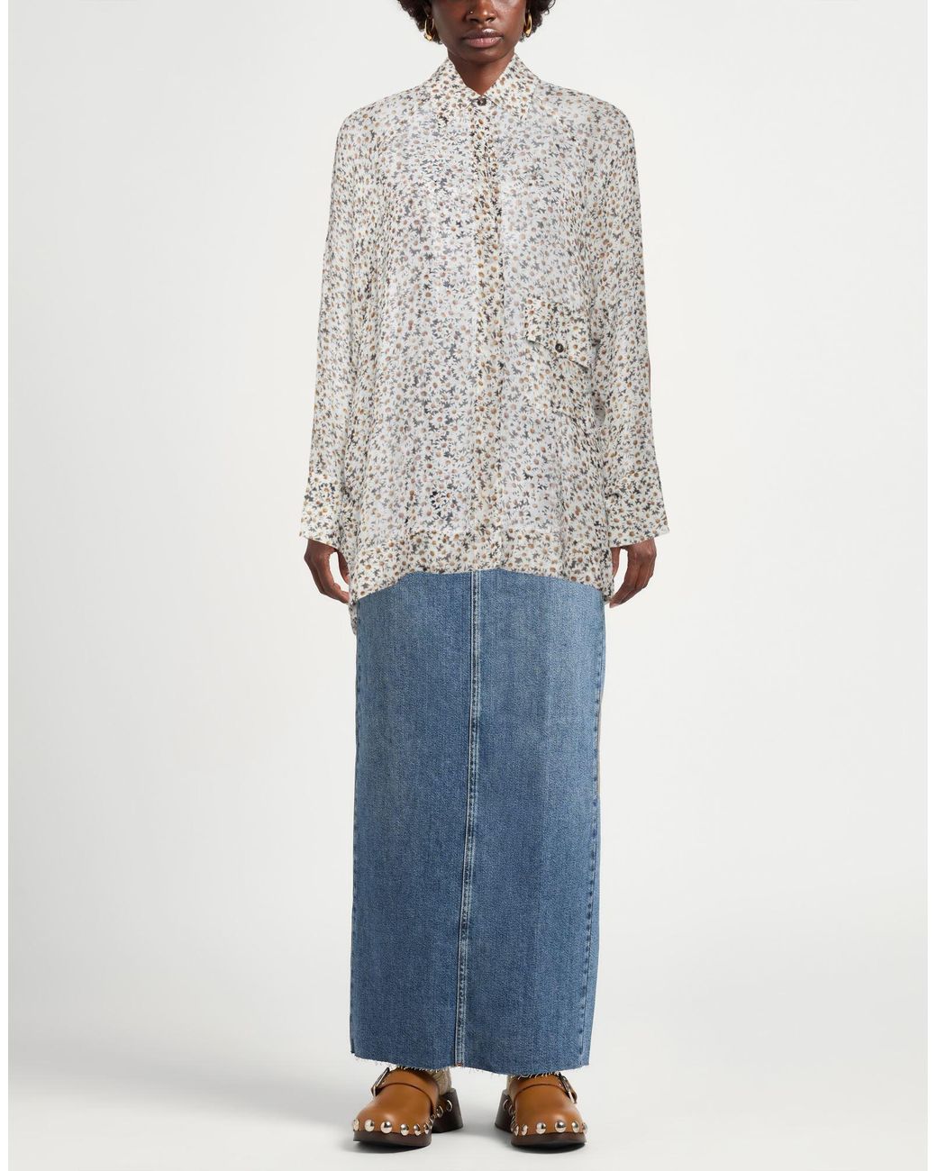 Ganni White Shirt