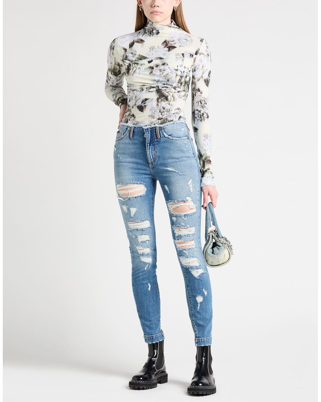 Dolce & Gabbana Blue Jeans Cotton