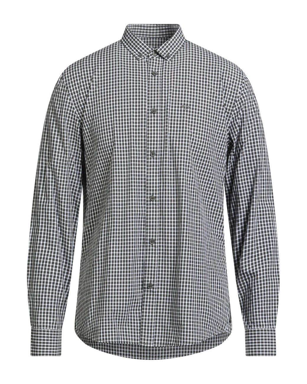 ARMANI EXCHANGE Gray Shirt Cotton for men