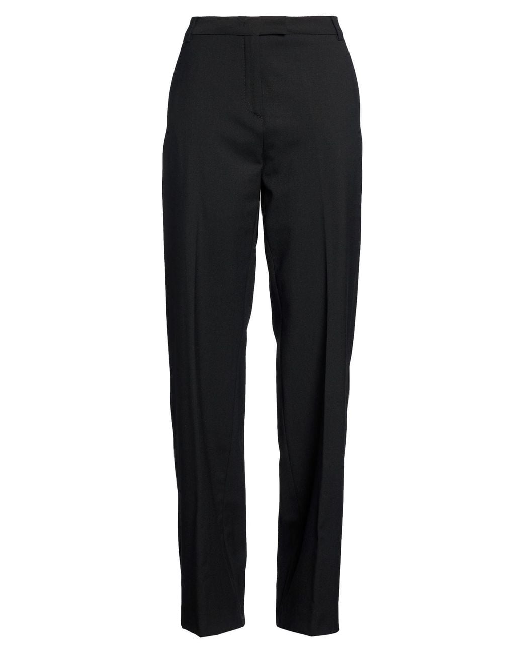 THE LATEST Black Pants Polyester, Virgin Wool, Elastane