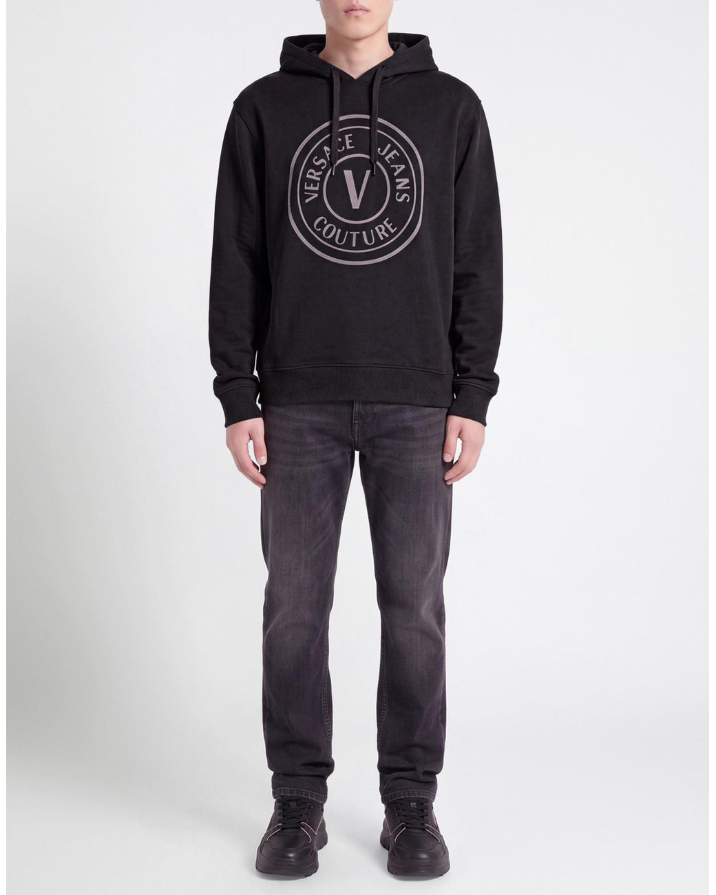 Versace Jeans Couture Black Sweatshirt for men