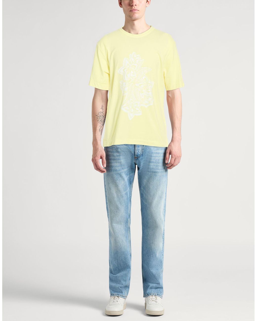 Daniele Fiesoli Yellow T-Shirts for men