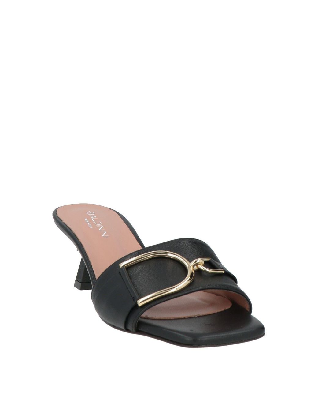 Baldinini Black Sandals Leather