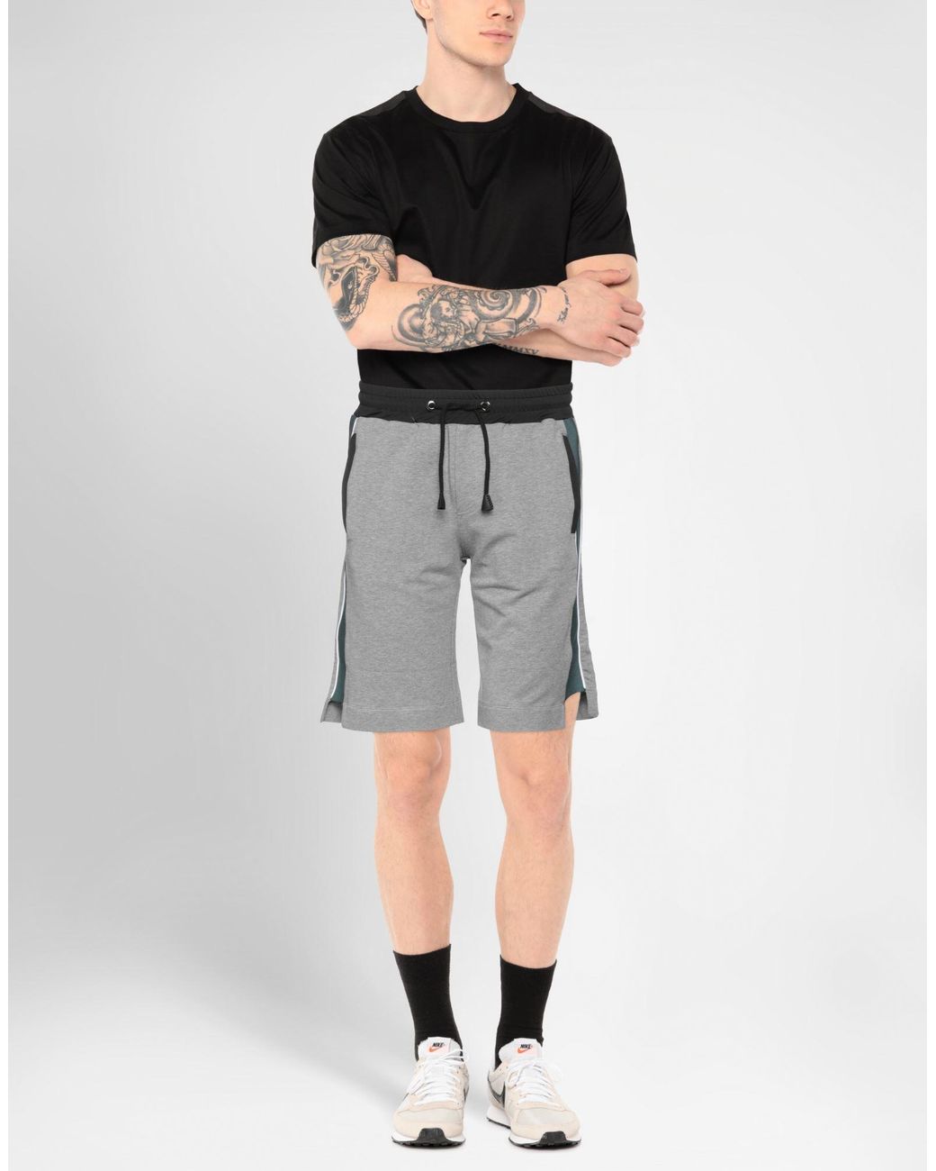 Trussardi Gray Shorts & Bermuda Shorts for men