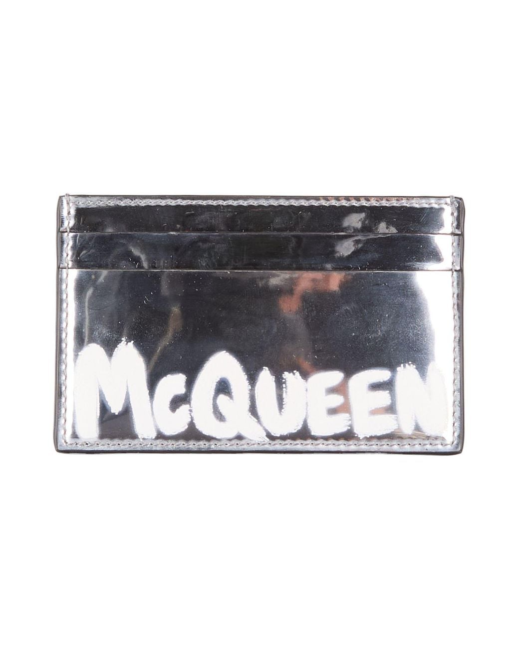 McQueen Metallic Cardholder Leather